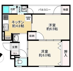 砂町マンションの間取り