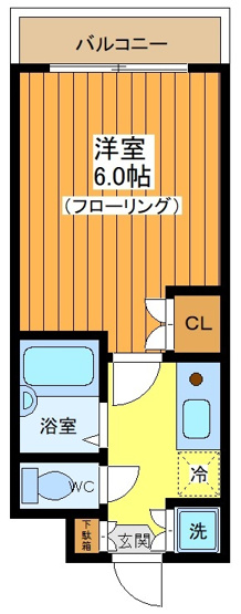 【間取り】 | ルーブル駒沢大学Ⅱ