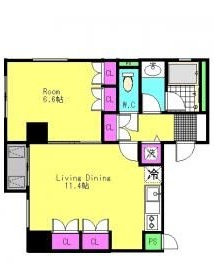 キュクロスの間取り|間取りです。