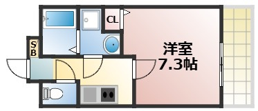 【間取り】 | ラパンジール四天王寺東　仲介手数料無料