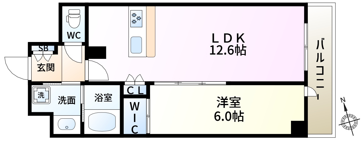 ルネフラッツ新小岩の間取り