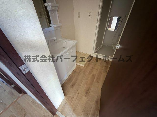 ライズアップ西尾の洗面所|コンパクトで使いやすい洗面所