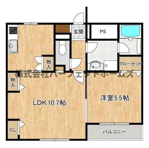 ライズアップ西尾の間取り
