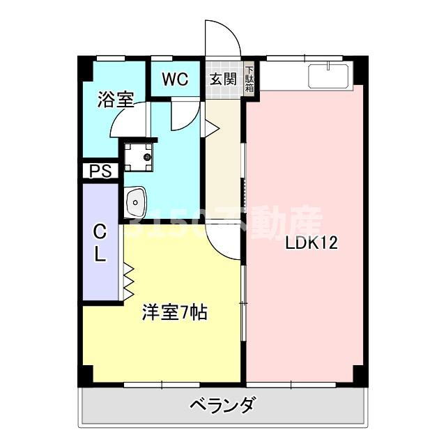 第2常磐ハイツの間取り