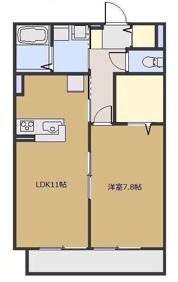 サンハイムテスタⅡの間取り