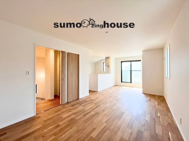 横浜市神奈川区羽沢町の居間・リビング|使いやすいリビングです