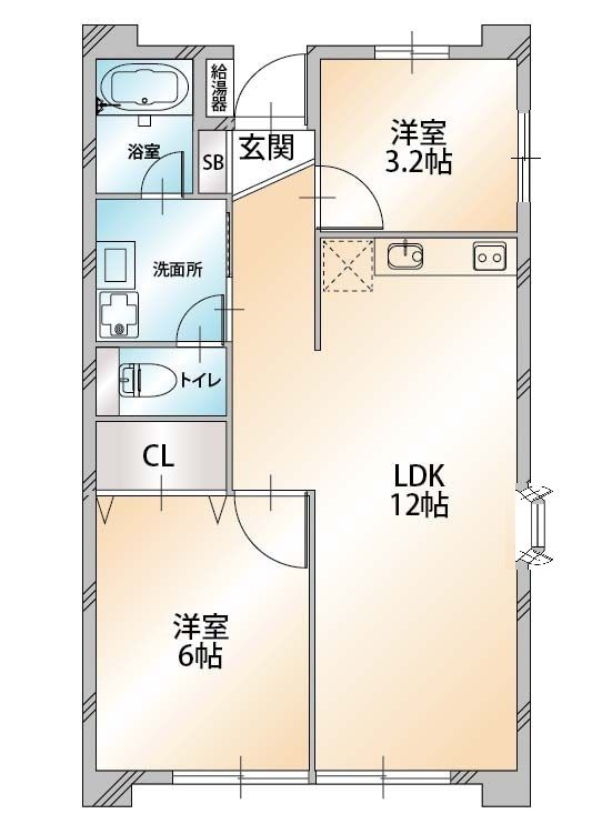 ハビテ小平の間取り