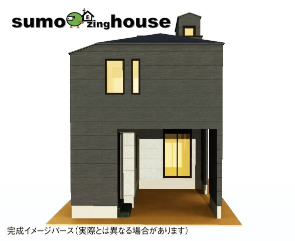 横浜市保土ヶ谷区宮田町　A棟の外観パース|外観パースです