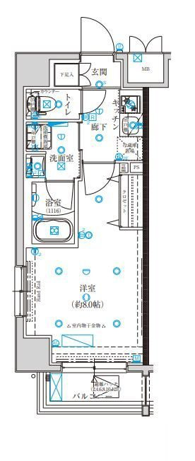 クレイシア板橋蓮沼の間取り|間取りです。