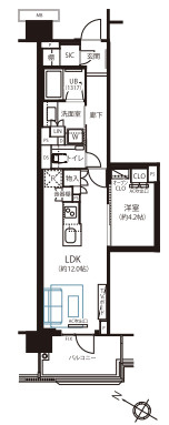 【間取り】 | プラウド高田馬場