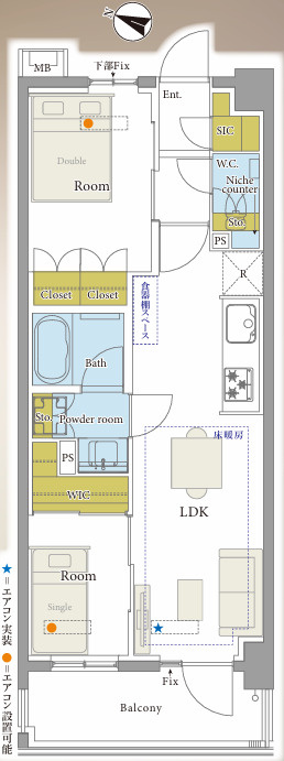 セレナハイム上池袋の間取り