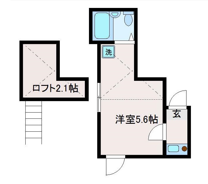 ステラ北千住の間取り