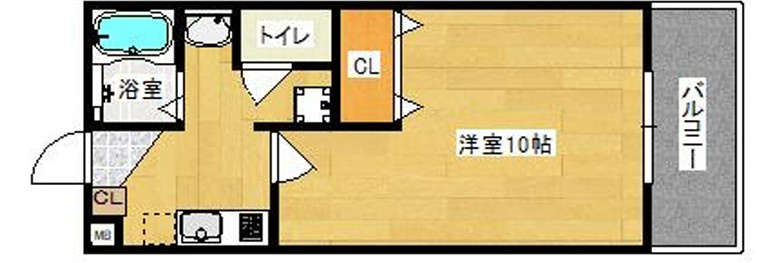 アリスコート菱屋西の間取り