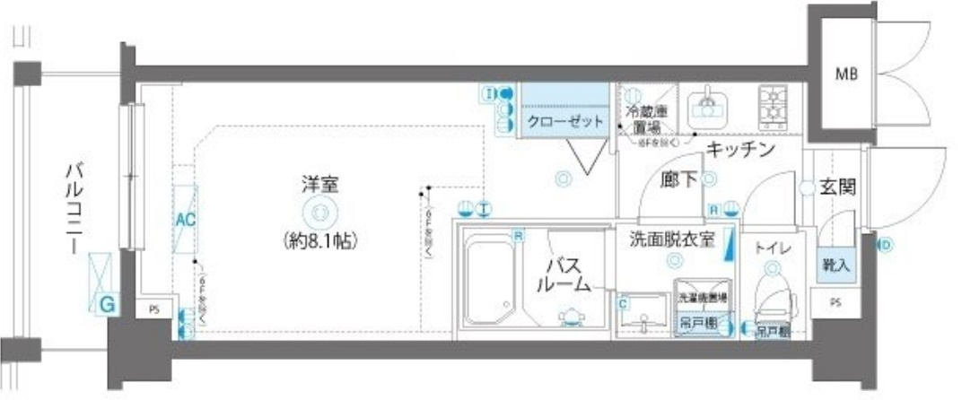 AELLエール蒲田南の間取り|間取り　