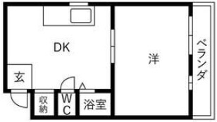 サンプラザ照ヶ丘A棟の間取り