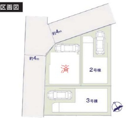 船橋市前原東2丁目の区画図