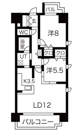 【間取り】 | 戸部マンション