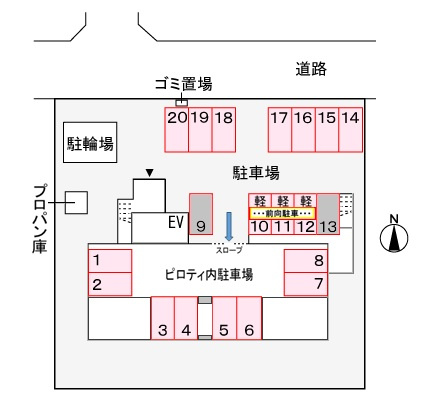 【区画図】 | ハイツかすみ野Ⅱ