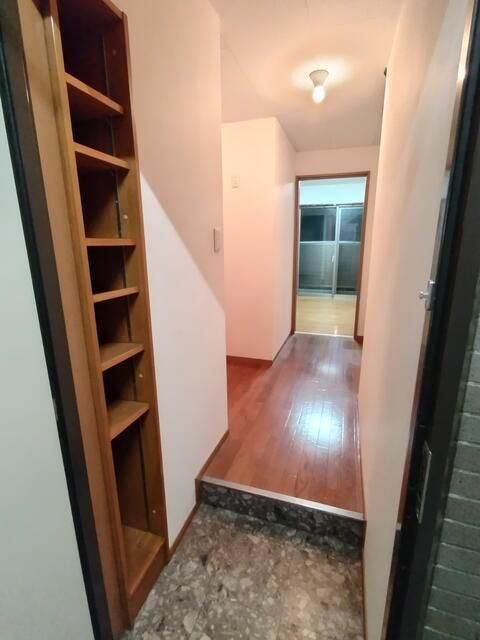 可愛マンションの玄関