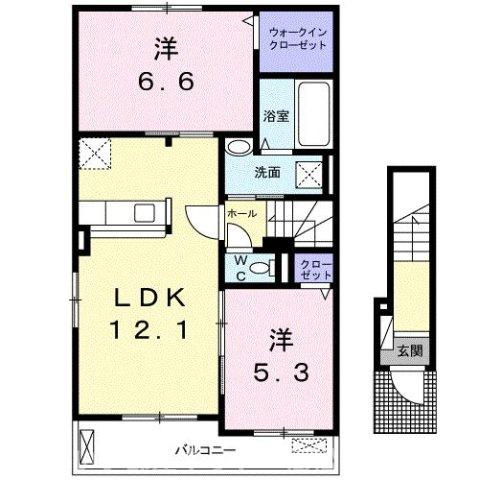 【間取り】 | ロイヤルカーサⅠ