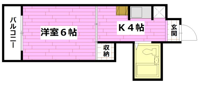サンシャイン向洋の間取り