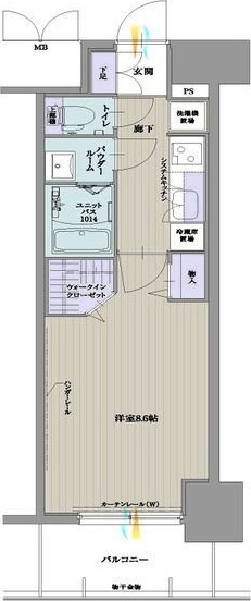 パルティール名西の間取り
