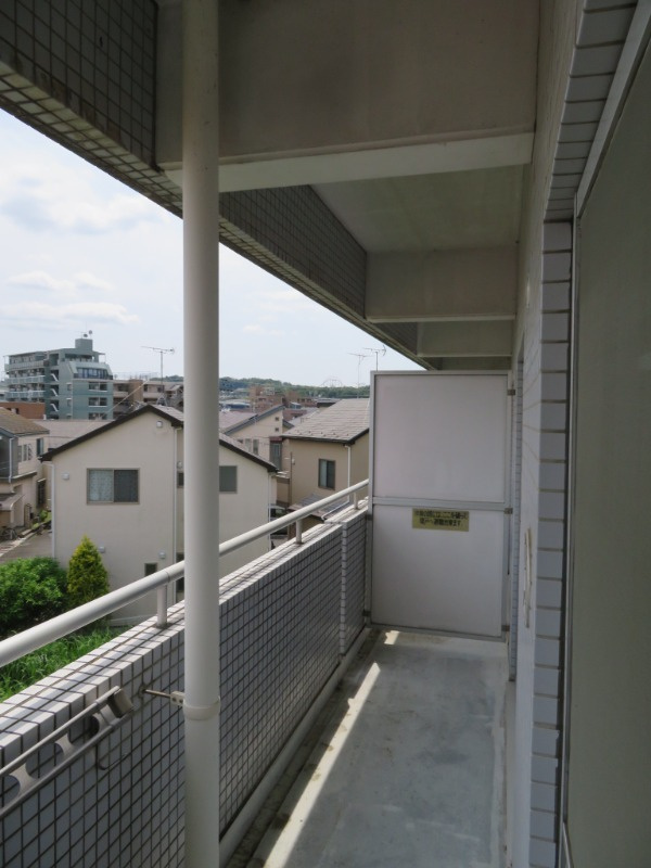 ふじみマンションのバルコニー
