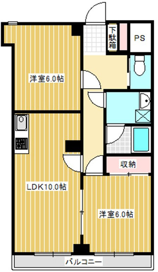 【間取り】 | ロイヤル二ノ橋ビル