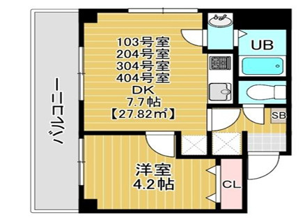 【間取り】 | Lespace北松戸