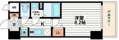 【間取り】 | プレサンス北浜パレス
