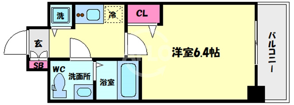 クリスタルグランツ西本町の間取り|クリスタルグランツ西本町　開放感ある間取り