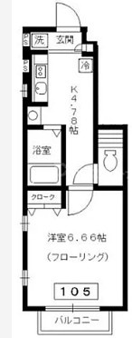 白山ヒルズの間取り|間取りです。