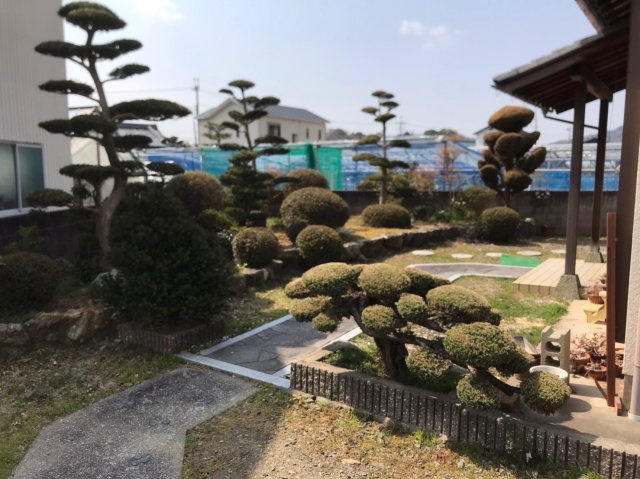 貴志川町岸宮　中古戸建の庭