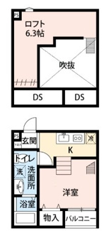 【間取り】 | Infinity 東大宮 | 間取りです。