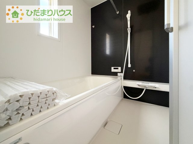 【浴室】 | つくば市谷田部第24　新築戸建　2号棟 | 大人が足を伸ばしても十分な広さ！一人でゆっくりくつろぐ時間も大切です！