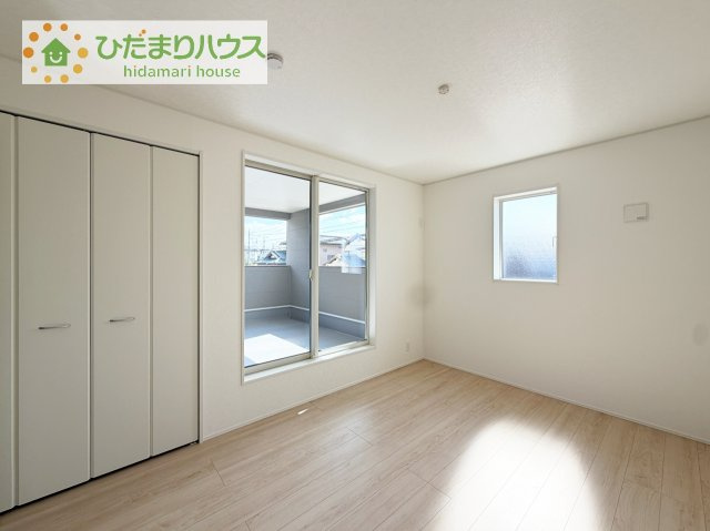 【洋室】 | つくば市谷田部第24　新築戸建　2号棟 | 机にベットを置けば子供部屋の完成です！