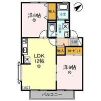 【間取り】 | カッセル I | お部屋の間取りです
