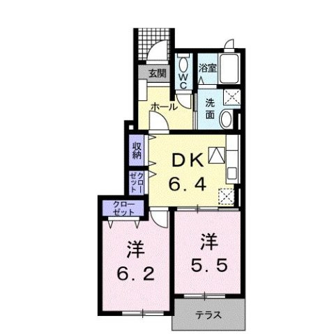【間取り】 | バンビーノ　Ⅰ