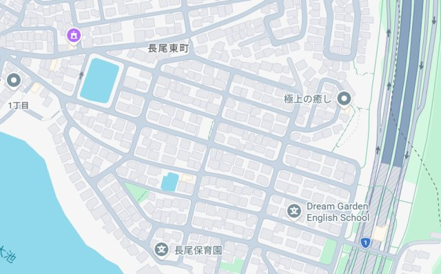 ■枚方市長尾東町　第6期　新築一戸建ての地図