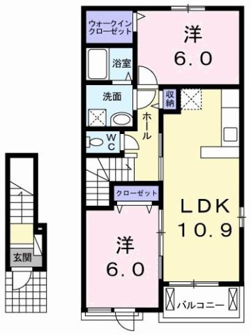 【間取り】 | ブリーズⅡ・Ａ