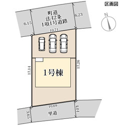 リーブルガーデン西原町桃原の区画図