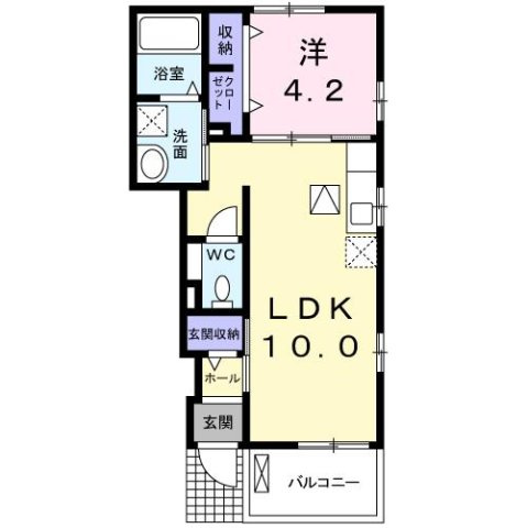 【間取り】 | オアシス　Ｂ
