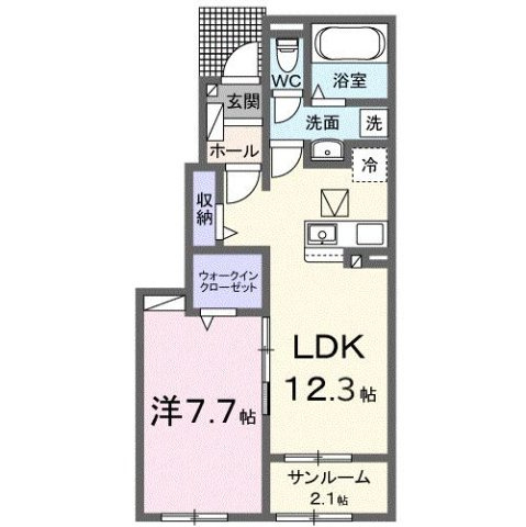 【間取り】 | グラン・シャリオ伊勢崎　参番館