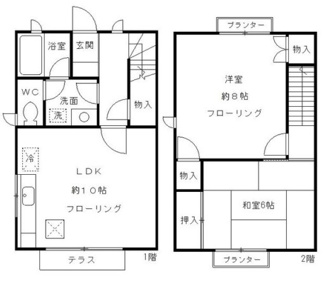 【間取り】 | サニーヒル・ヒバリⅠ | 間取りです。