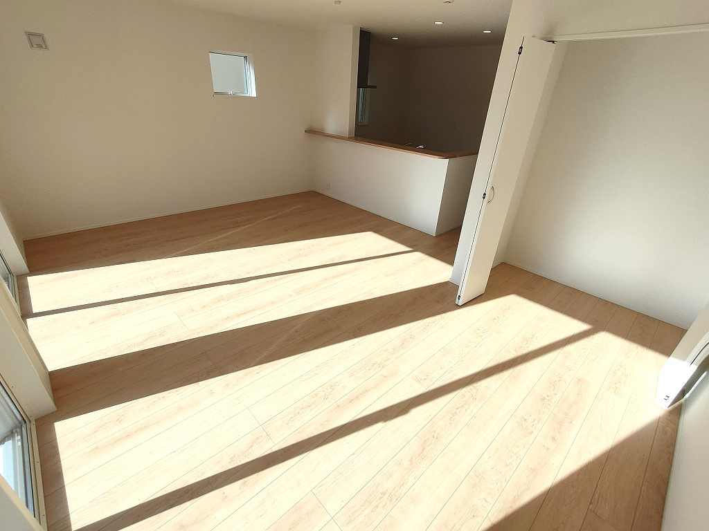 北葛飾郡松伏町　松伏　新築戸建　全4棟の居間・リビング|施工例です