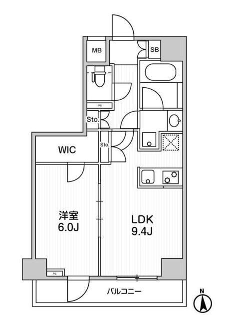 Ｔｈｅ　Ｒｅｓｉｄｅｎｃｅ　神楽坂Ⅰ(ザレジデンスカグラザカワン)の間取り