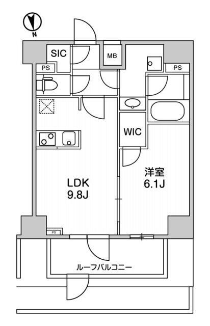 Ｔｈｅ　Ｒｅｓｉｄｅｎｃｅ　神楽坂Ⅰ(ザレジデンスカグラザカワン)の間取り