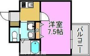レーヴメゾン新神戸の間取り