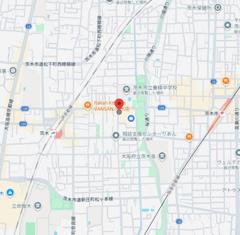 オアシスブリリアントの地図