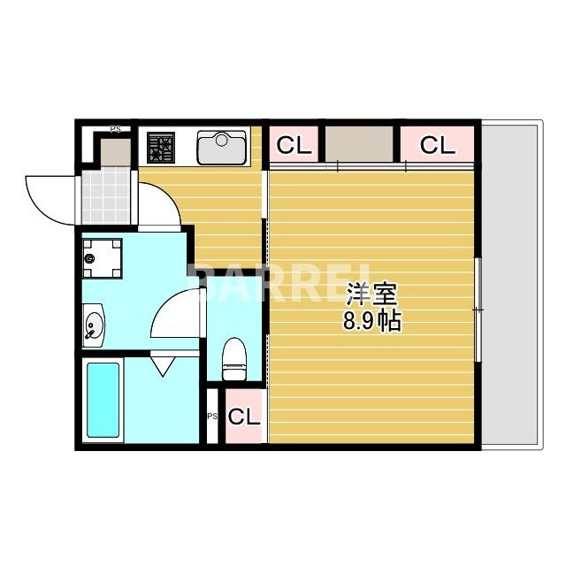 SAハイツ豊中の間取り